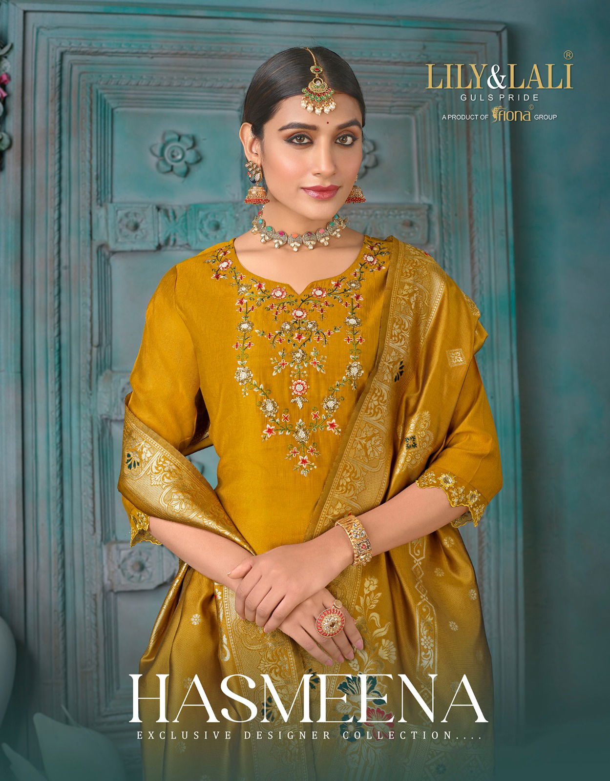 Hasmeena Viscose Fabric Readyment Suits Catalog